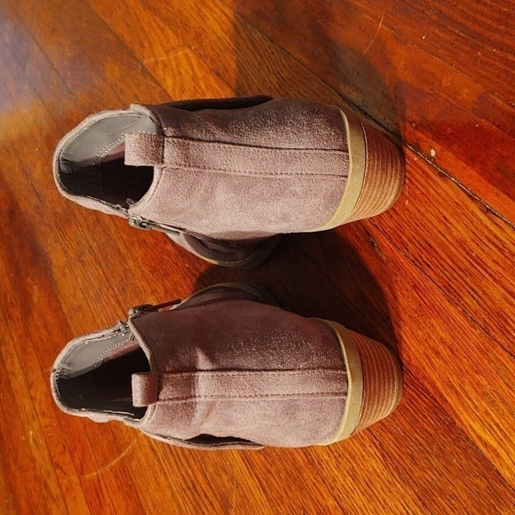 Report Deryn Grey Slouchy Ankle Boots Sz 7 - Picture 4 of 7